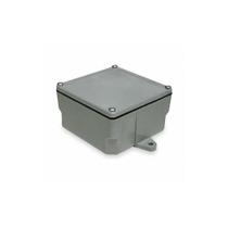 Caixa de junção Cantex 10 cm quadrada cinza PVC 1 Gang