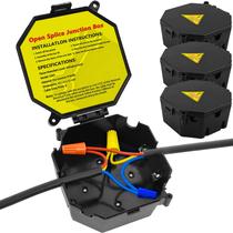 Caixa de junção elétrica MIARALA, pacote com 3 unidades, V0, retardador de chamas