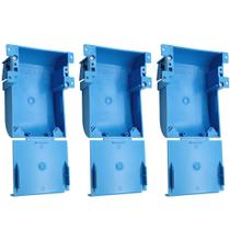 Caixa de junção elétrica XGGYA Single Gang Shallow PVC Blue