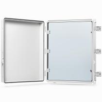 Caixa de junção impermeável QILIPSU IP67 51x41x20 cm Cinza