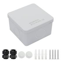 Caixa de Junção LeMotech ABS IP55 Resistente à Água 8 x 8 x 5 cm Caixa de Junção LeMotech ABS IP55 Resistente à Água 8 x 8 x 5 cm
