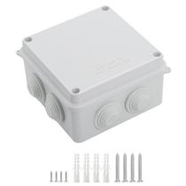 Caixa de junção LeMotech em ABS à prova dágua IP65 10 x 10 x 7 cm Caixa de junção LeMotech em ABS à prova dágua IP65 10 x 10 x 7 cm