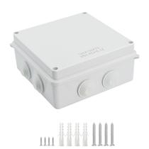Caixa de junção LeMotech em ABS IP65 à prova dágua 15 x 15 x 7 cm Caixa de junção LeMotech em ABS IP65 à prova dágua 15 x 15 x 7 cm