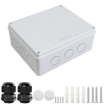 Caixa de junção LeMotech IP65 resistente à água 30 x 25 x 12 cm Caixa de junção LeMotech IP65 resistente à água 30 x 25 x 12 cm