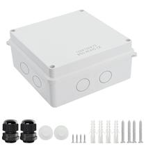 Caixa de junção LemoTech IP65 resistente à água ABS 15x15x7 cm