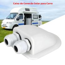 Caixa De Junção Solar Com Suporte Para Entrada De Cabo Para Telhado, Peças Automotivas E RV