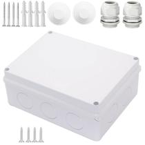 Caixa de junção Zulkit 20x16x8 cm IP65 impermeável ABS