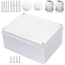 Caixa de junção Zulkit ABS Plástico IP65 Impermeável 26x20x12cm