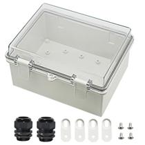 Caixa de junção Zulkit IP65 ABS de plástico 22x17x11 cm ao ar livre