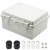 Caixa de junção Zulkit IP65 impermeável em plástico ABS 22x17x11cm Caixa de junção Zulkit IP65 impermeável em plástico ABS 22x17x11cm