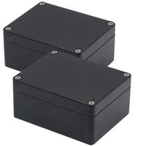 Caixa de junção Zulkit, pacote com 2 unidades, IP65, à prova d'água, ABS 11,5x9x5,5 cm