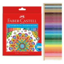 Caixa de lapis com 72 cores - faber castell