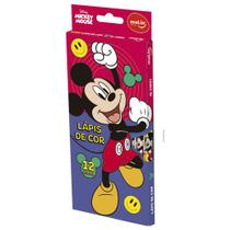 Caixa de Lápis de Cor - 12 Cores Mickey Disney Sortido da Molin Ref 22640