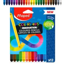 Caixa De Lápis De Cor Infinito Maped 12 Cores Color Peps Infinity Caixa De Lápis De Cor Infinito Maped 12 Cores Color Peps Infinity