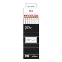 Caixa De Lápis De Escrever Grafite West Village Branco Com Borracha 72 Unidades - Tilibra Caixa De Lápis De Escrever Grafite West Village Branco Com Borracha 72 Unidades - Tilibra