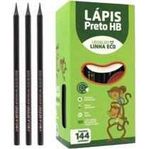 Caixa De Lápis Preto Hb Linha Eco Sextavado Da Leo&leo Com 144 Unid