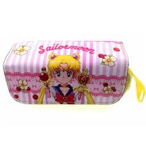 Caixa de lápis Sailor Moon de grande capacidade PU 21 x 7 x 10,5 cm Caixa de lápis Sailor Moon de grande capacidade PU 21 x 7 x 10,5 cm