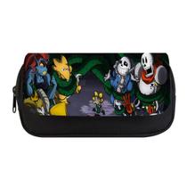 Caixa de lápis Undertales Sans Papyrus Big Capacity Stationery B