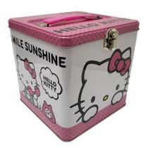 Caixa de lata de armazenamento The Tin Box Company Hello Kitty Stackable