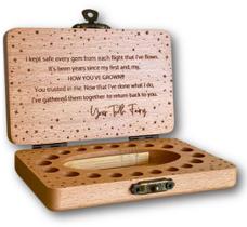 Caixa de lembranças Tooth Fairy 20 Moments of Tooth 2,4x7x11cm Caixa de lembranças Tooth Fairy 20 Moments of Tooth 2,4x7x11cm