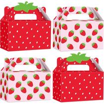 Caixa de lembrancinhas Justforjoyful Strawberry Summer, 12 unidades Caixa de lembrancinhas Justforjoyful Strawberry Summer, 12 unidades