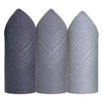 Caixa de Lenço Masculino Algodão 32 X 32 cm - 2405D Tons Cinza Caixa de Lenço Masculino Algodão 32 X 32 cm - 2405D Tons Cinza