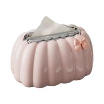 Caixa De Lenços Estilo Creme Para Casa, Escritório E Sala De Estar, Simples E Criativa