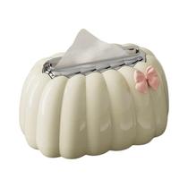 Caixa De Lenços Estilo Creme Para Casa, Escritório E Sala De Estar, Simples E Criativa