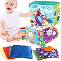 Caixa de lenços para bebês Toy Arsikey Magic Montessori de 6 a 12 meses