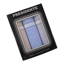 Caixa de Lenços Presidente Puro Algodão Masculino - Elegância e Sofisticação. Caixa de Lenços Presidente Puro Algodão Masculino - Elegância e Sofisticação.