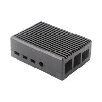 Caixa De Liga De Alumínio Para Raspberry Pi 4 Modelo B, Enclosure Metálico Com Resfriamento Passivo