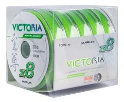 Caixa de Linha Multifilamento VICTORIA 8X 500 Metros Caixa de Linha Multifilamento VICTORIA 8X 500 Metros
