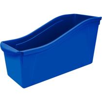 Caixa de livros Storex Large Interlock Plastic Blue (pacote com 6)