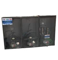 Caixa de Luz 2 Medidores Bifásico Padrão Enel S/Cabo Lateral