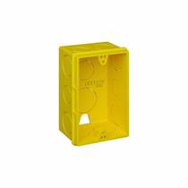 Caixa de Luz 4 X 2 Amarela - Fortlev