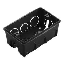 Caixa De Luz 4x2 IV. Plast Cor Preto Para tomadas Caixa De Luz 4x2 IV. Plast Cor Preto Para tomadas
