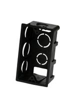 Caixa de Luz 4x2 Plástico Preta Betel - Kit com 15 Unidades