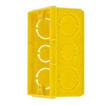 Caixa de Luz 4x2 Retangular Amarela Caixa de Luz 4x2 Retangular Amarela
