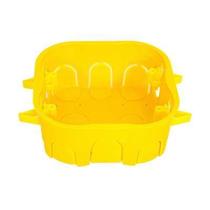 Caixa De Luz 4x4 Drywall/gesso Amarelo Com 10 - Mondiale