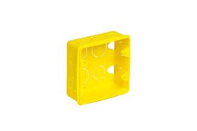 Caixa de Luz Amarela para Eletroduto 4x4 (20 Unidades) - Krona Caixa de Luz Amarela para Eletroduto 4x4 (20 Unidades) - Krona