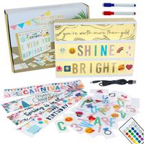 Caixa de luz BONNYCO A4 Shiny Gold 16 cores com 400 letras Caixa de luz BONNYCO A4 Shiny Gold 16 cores com 400 letras