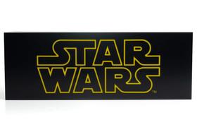 Caixa de luz com logotipo oficial STAR WARS 43 cm USB LED Mood Light