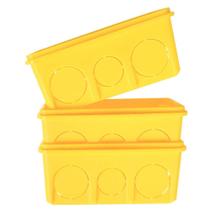 Caixa de Luz de embutir 4x2 Retangular Tramontina - KIT 100 Caixa de Luz de embutir 4x2 Retangular Tramontina - KIT 100