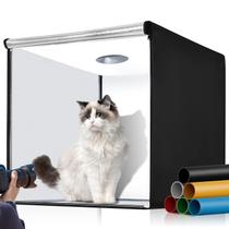 Caixa de luz de estúdio fotográfico Fasonic 32x32 com 210 contas de LED