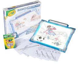 Caixa de luz de rastreamento Crayola Light Up Tracing Pad Blue Kids 6+