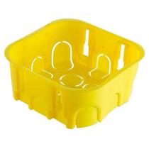 Caixa de luz drywall amarela - 4 x 4