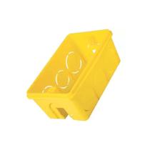 Caixa de luz embutir amarela tramontina - 4 x 2 Caixa de luz embutir amarela tramontina - 4 x 2