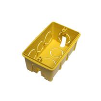 Caixa De Luz Embutir Plasled 4X2 Amarela 7X11X5 Cm -1048