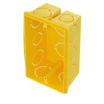 Caixa de Luz Embutir Plástica Fortlev - 4x2 - Amarela Caixa de Luz Embutir Plástica Fortlev - 4x2 - Amarela