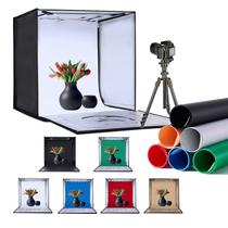 Caixa de luz fotográfica ZKEEZM 50x50cm com 120 luzes LED Caixa de luz fotográfica ZKEEZM 50x50cm com 120 luzes LED
